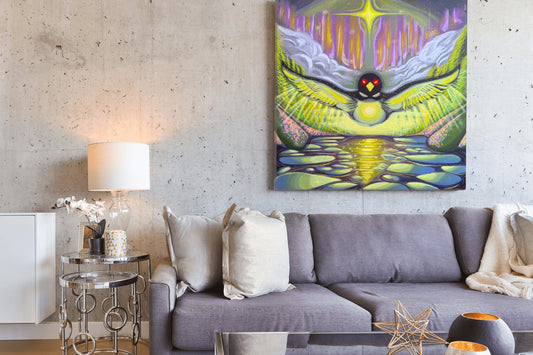 PREORDER - "Embodying Heaven - Guardian Loon of Light" Art Print